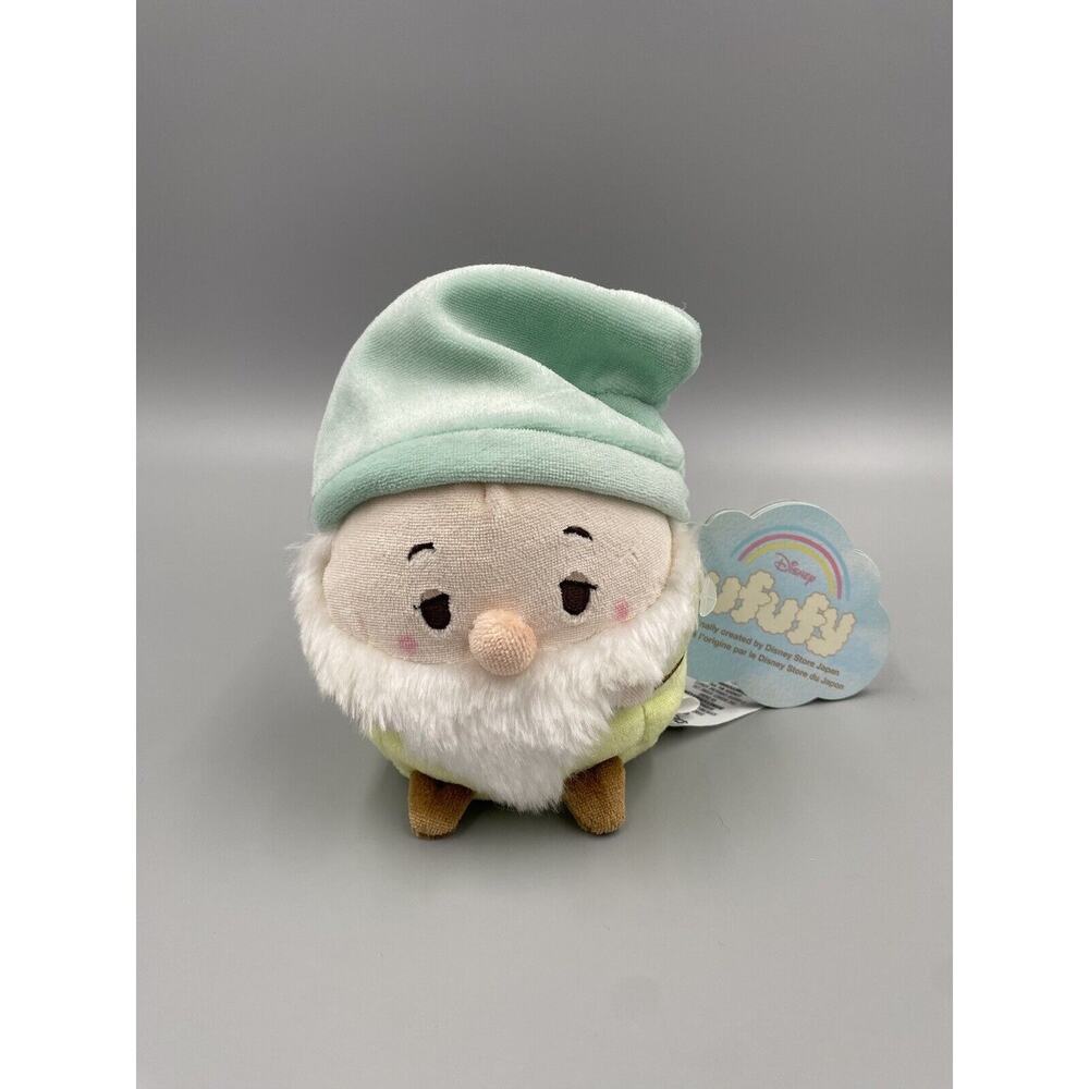 Disney Store Snow White & The Seven Dwarfs 4.5"H Ufufy Sleepy Soft Plush